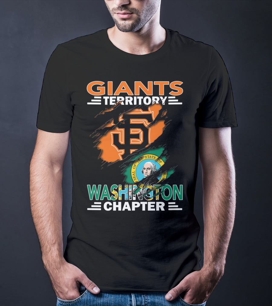 Giants Territory Washington Chapter State Seal T-Shirt