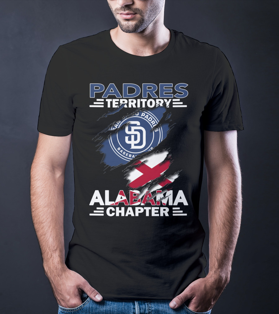 Padres Territory Alabama Chapter San Diego Padres Baseball Club T-Shirt