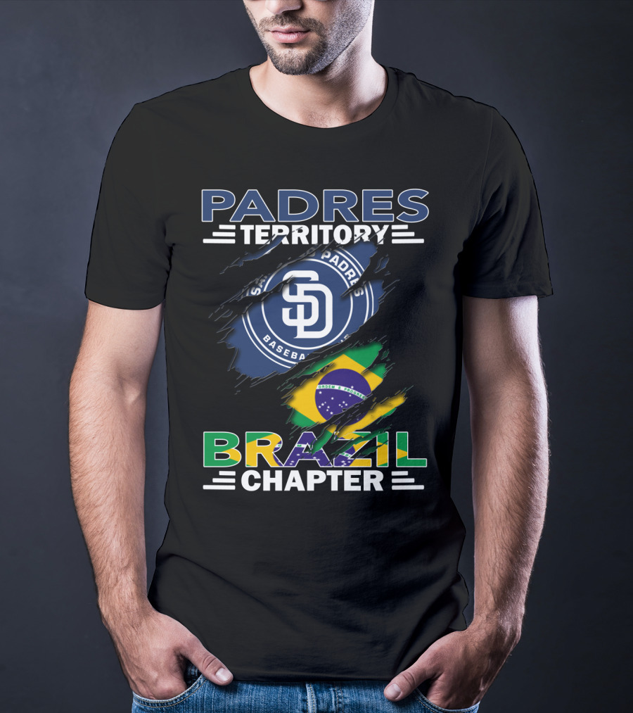 Padres Territory San Diego Baseball Brazil Chapter T-Shirt