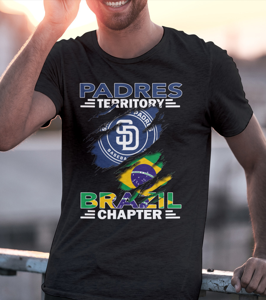 Padres Territory San Diego Baseball Brazil Chapter T-Shirt