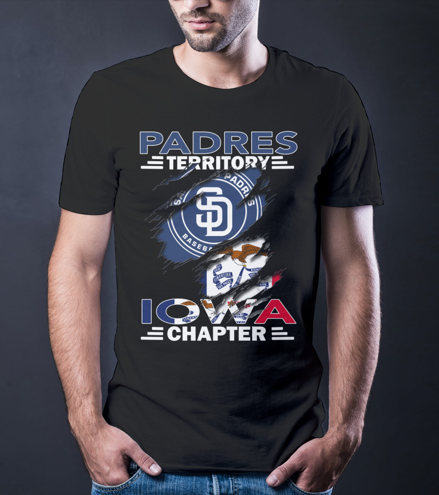 Padres Territory San Diego Baseball Iowa Chapter T-Shirt