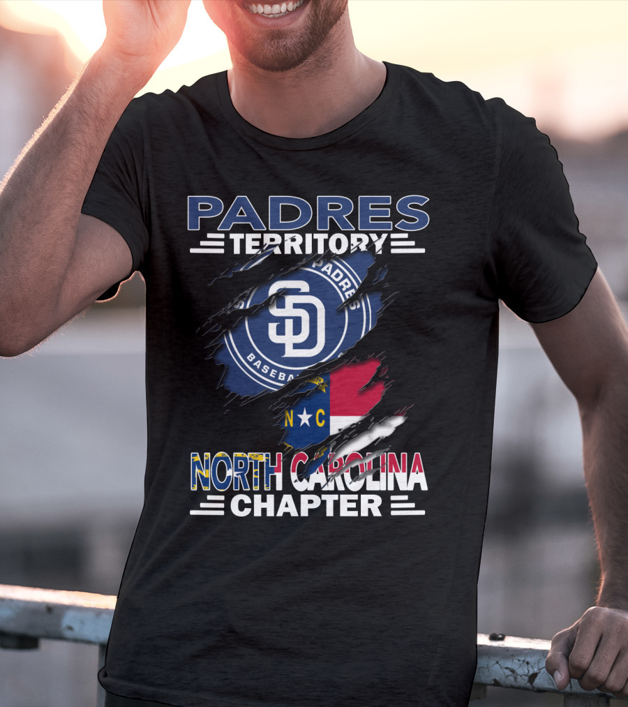Padres Territory Baseball Sd North Carolina Chapter T-Shirt