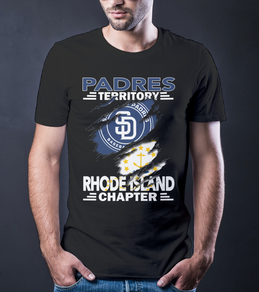 Padres Territory San Diego Baseball Rhode Island Chapter T-Shirt