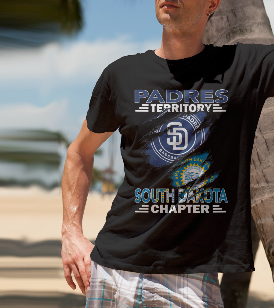 Padres Territory South Dakota Chapter SD Baseball Fan Club Edition T-Shirt