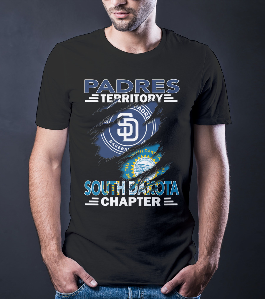 Padres Territory South Dakota Chapter SD Baseball Fan Club Edition T-Shirt