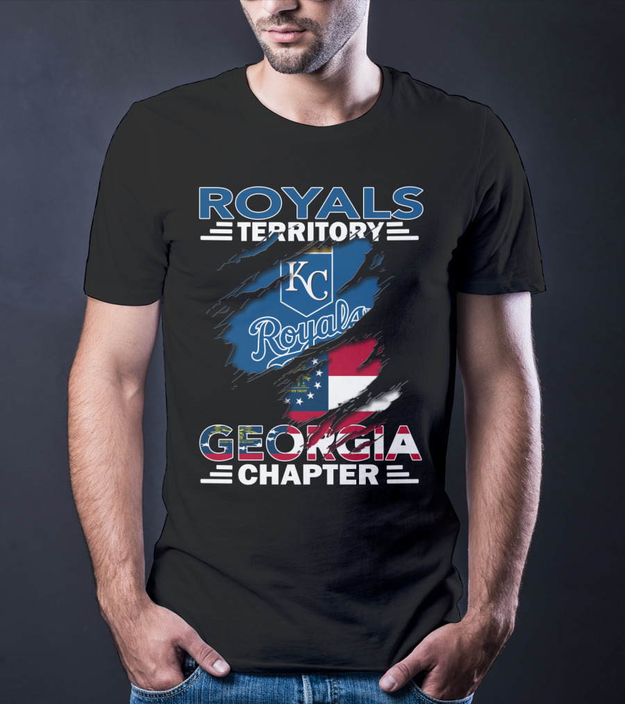 Royals Territory Georgia Chapter KC Flag T-Shirt