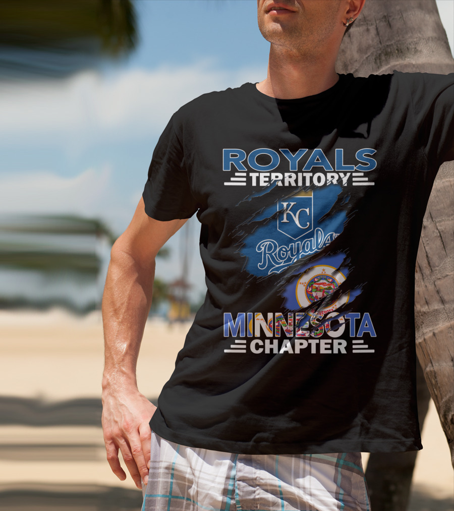 Royals Territory KC Royals Minnesota Chapter State Seal T-Shirt