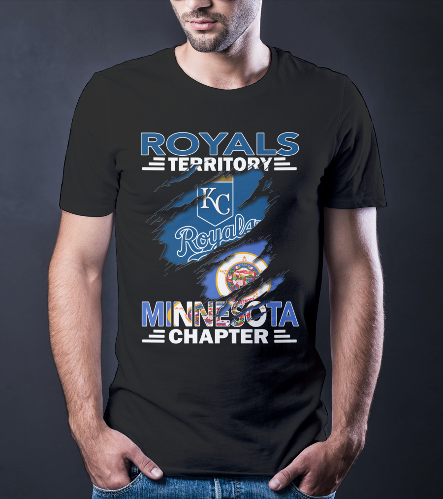Royals Territory KC Royals Minnesota Chapter State Seal T-Shirt