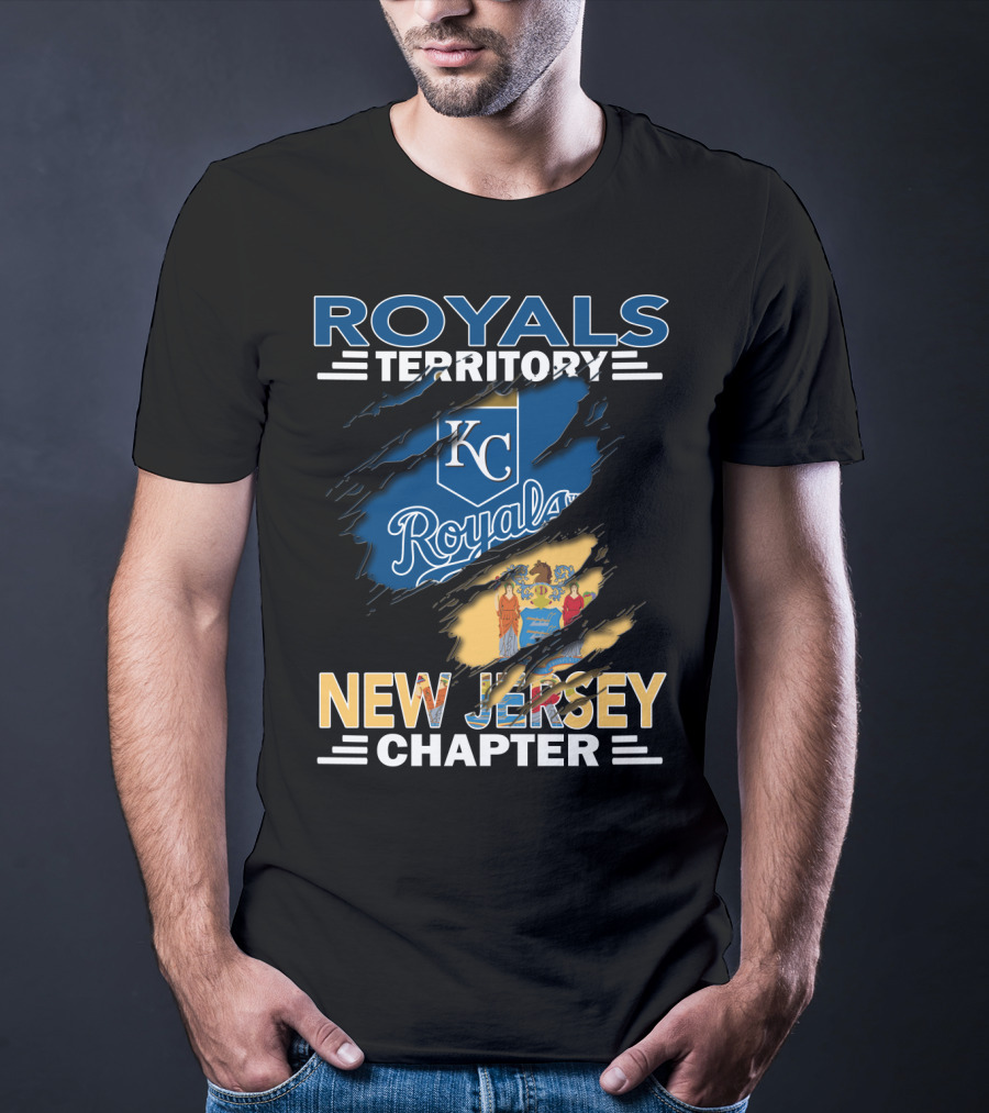 Royals Territory KC Logo New Jersey Chapter T-Shirt