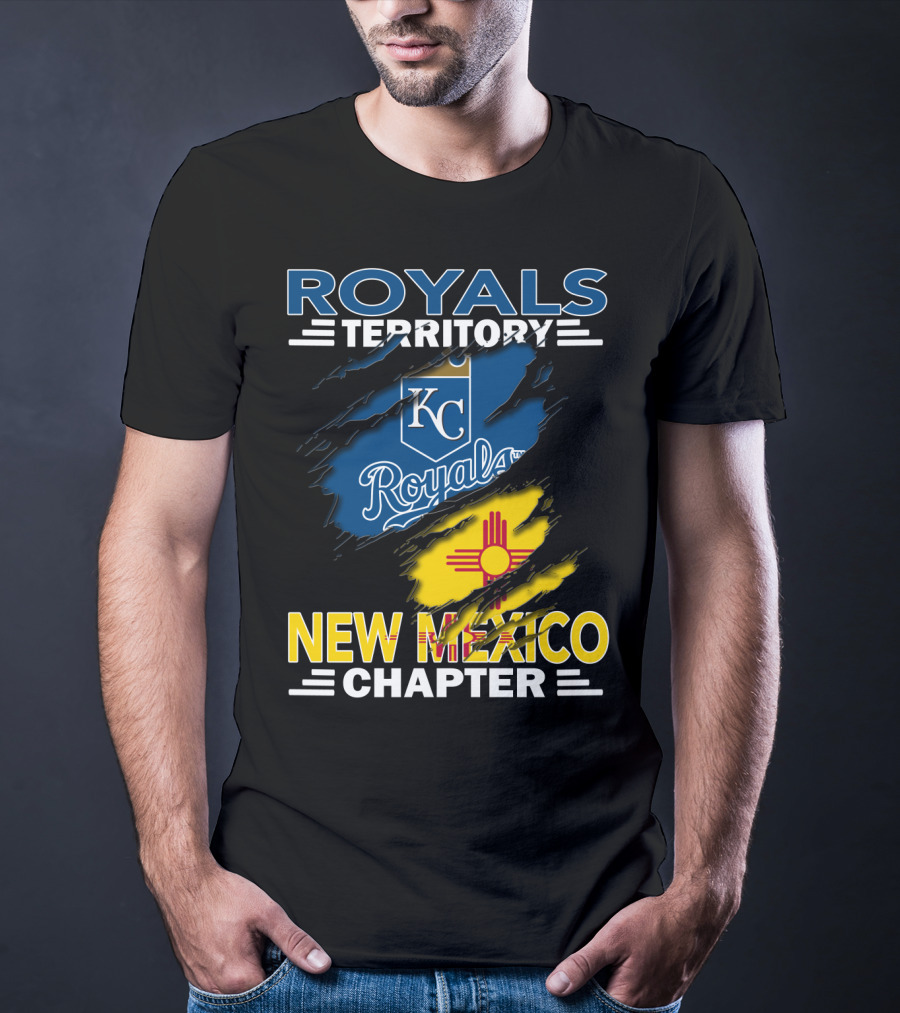 Royals Territory New Mexico Chapter Kansas City Royals Logo Zia Sun T-Shirt