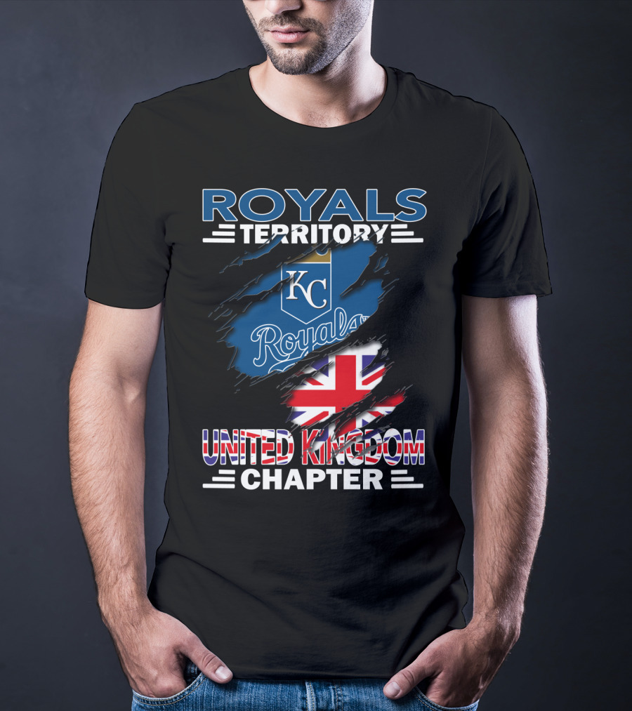 Royals Territory KC United Kingdom Chapter Union Jack T-Shirt