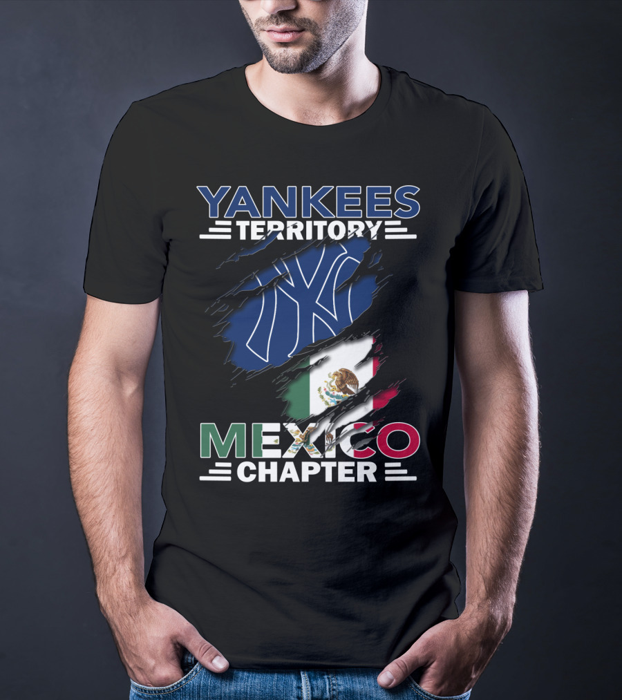Yankees Territory Mexico Chapter Flag T-Shirt
