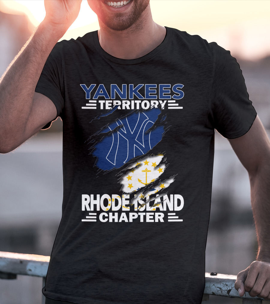 Yankees Territory New York Yankees Logo Rhode Island Chapter T-Shirt
