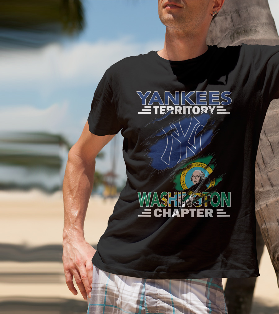 Yankees Territory Washington Chapter Seal Of State T-Shirt