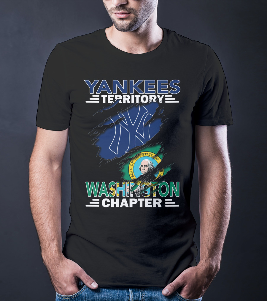 Yankees Territory Washington Chapter Seal Of State T-Shirt