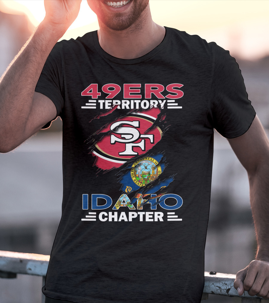 49ers Territory SF Logo Idaho State Emblem Idaho Chapter T-Shirt