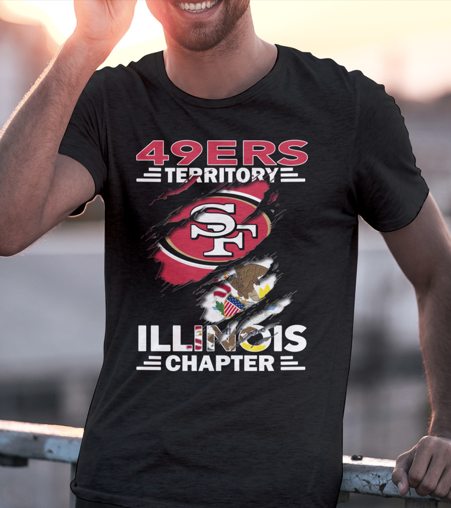 49ers Territory SF Logo Illinois Chapter T-Shirt