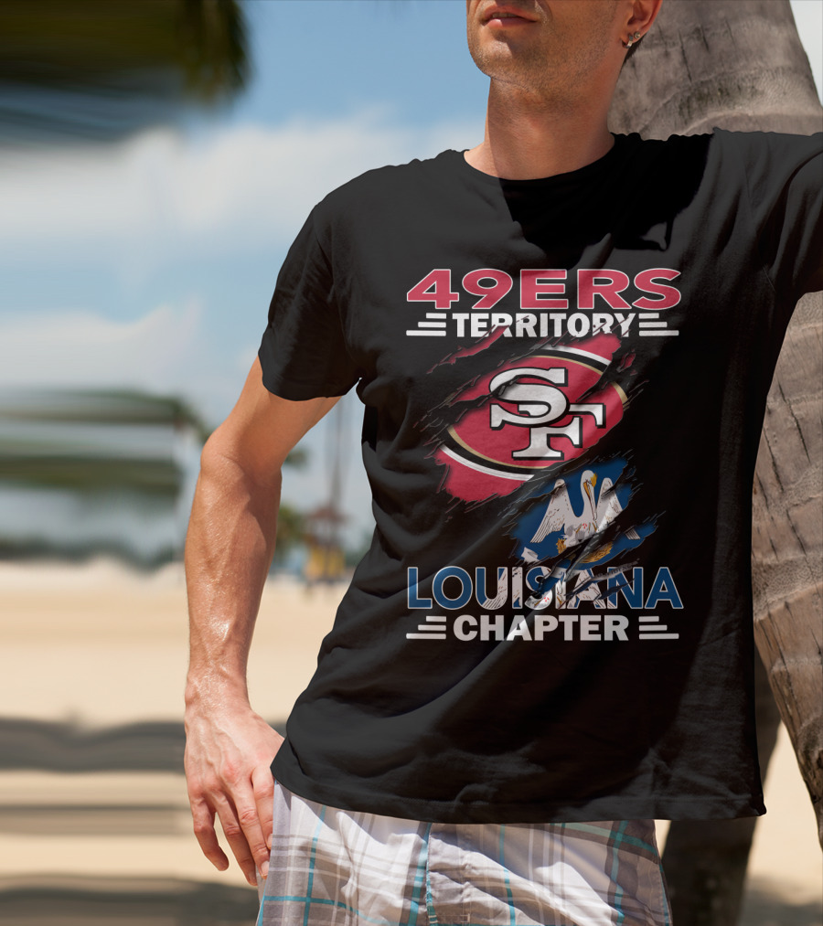 49ers Territory SF Logo Louisiana Chapter T-Shirt
