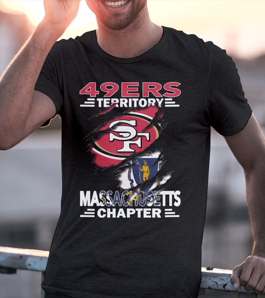 49ers Territory SF Logo Massachusetts Chapter T-Shirt