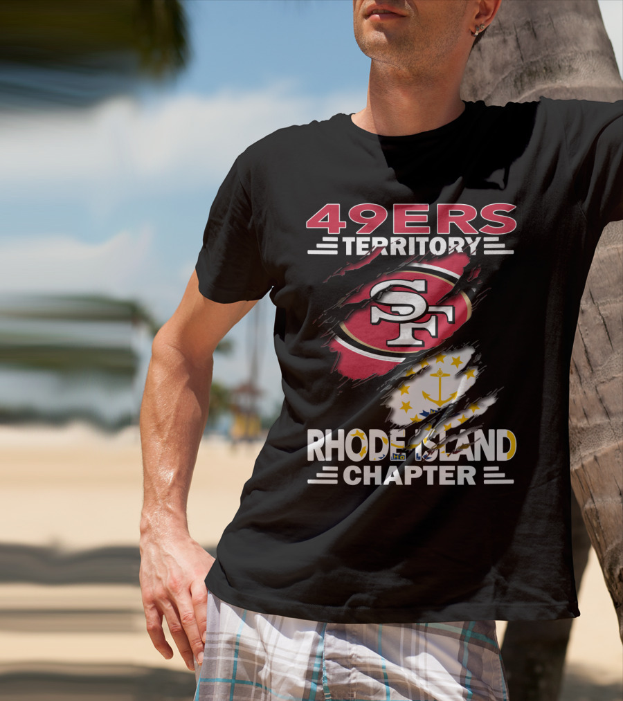 49ers Territory SF Logo Rhode Island Chapter T-Shirt