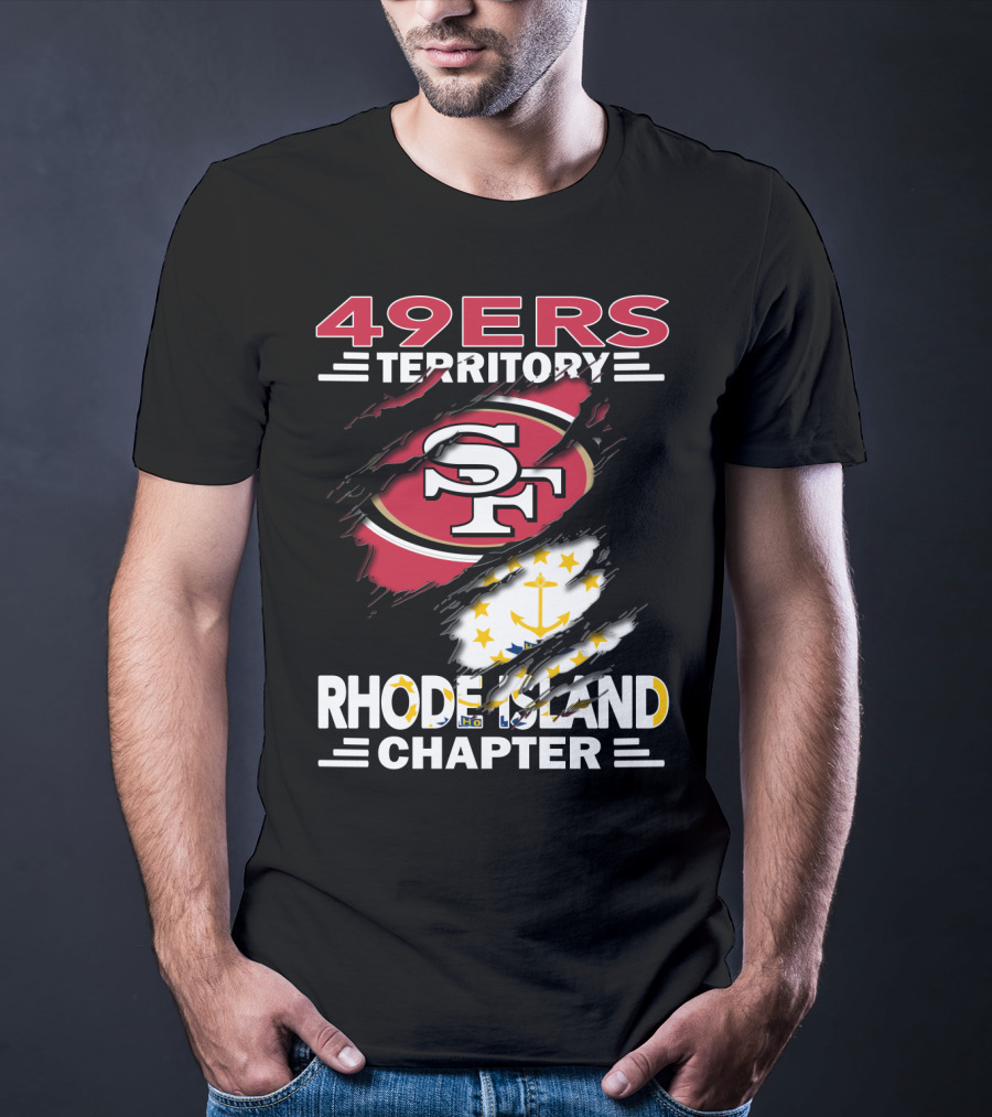 49ers Territory SF Logo Rhode Island Chapter T-Shirt