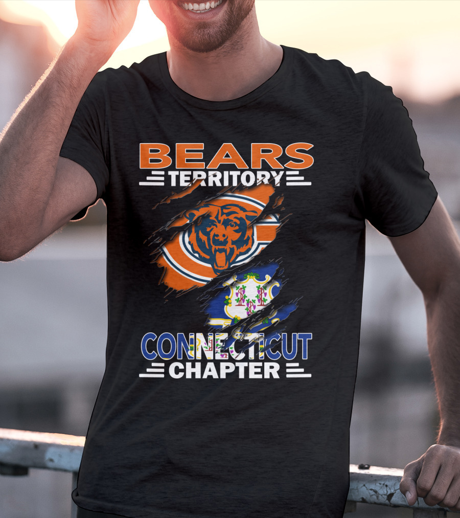 Bears Territory Chicago Bears Connecticut Chapter T-Shirt