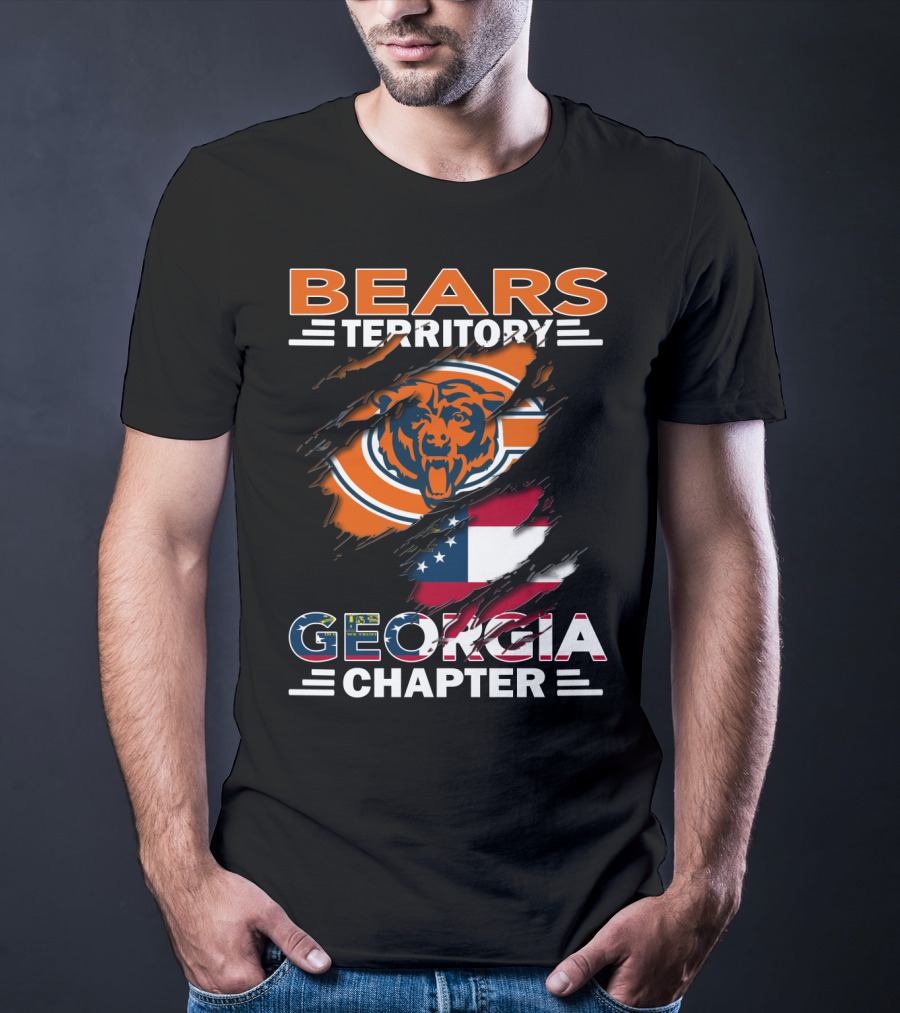Bears Territory Chicago Bears Georgia Chapter T-Shirt