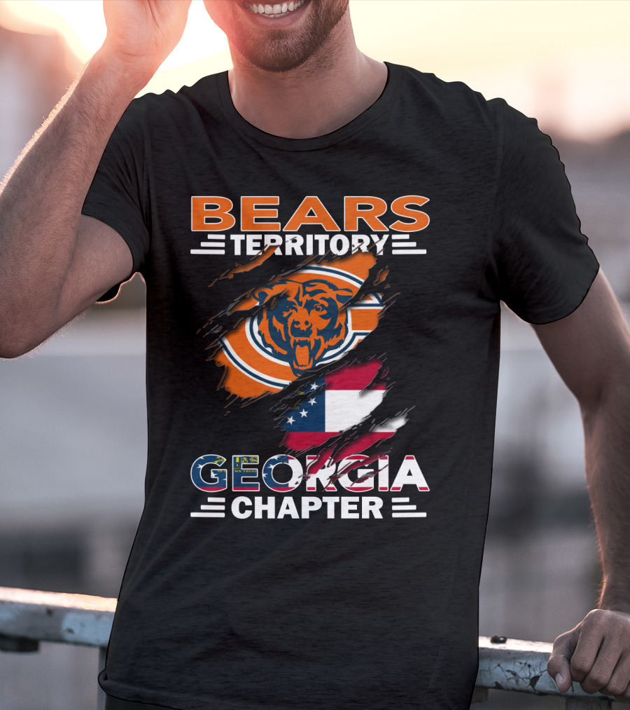 Bears Territory Chicago Bears Georgia Chapter T-Shirt