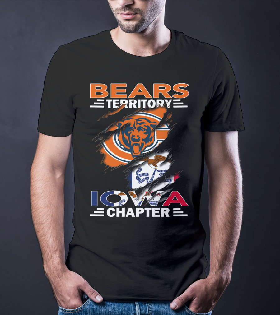 Bears Territory Iowa Chapter Chicago Bears Fan Club T-Shirt
