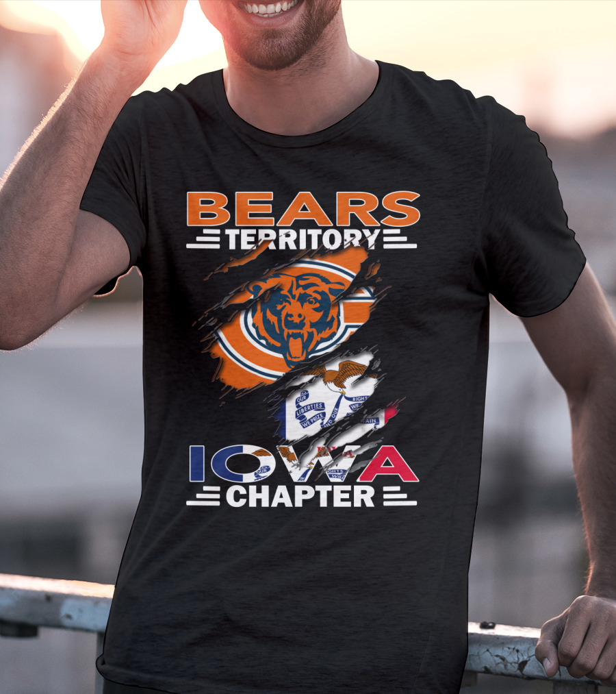 Bears Territory Iowa Chapter Chicago Bears Fan Club T-Shirt