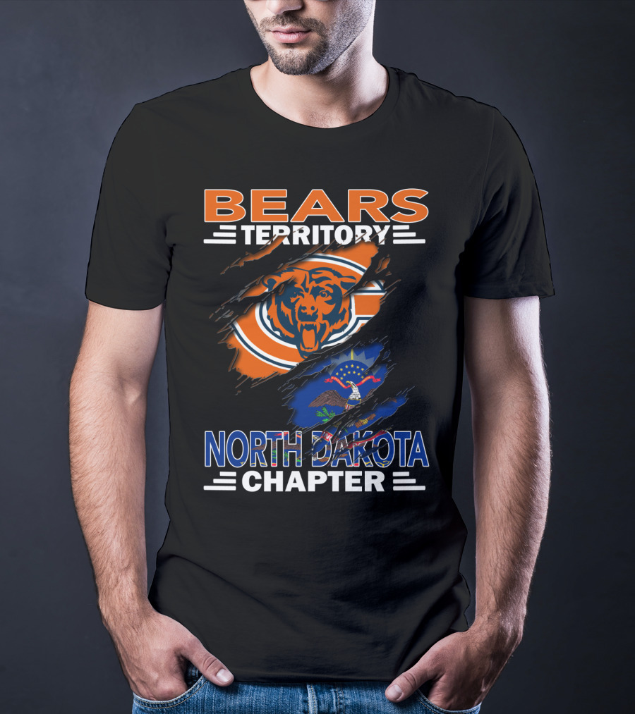 BEARS Territory Chicago Bears North Dakota Chapter T-Shirt