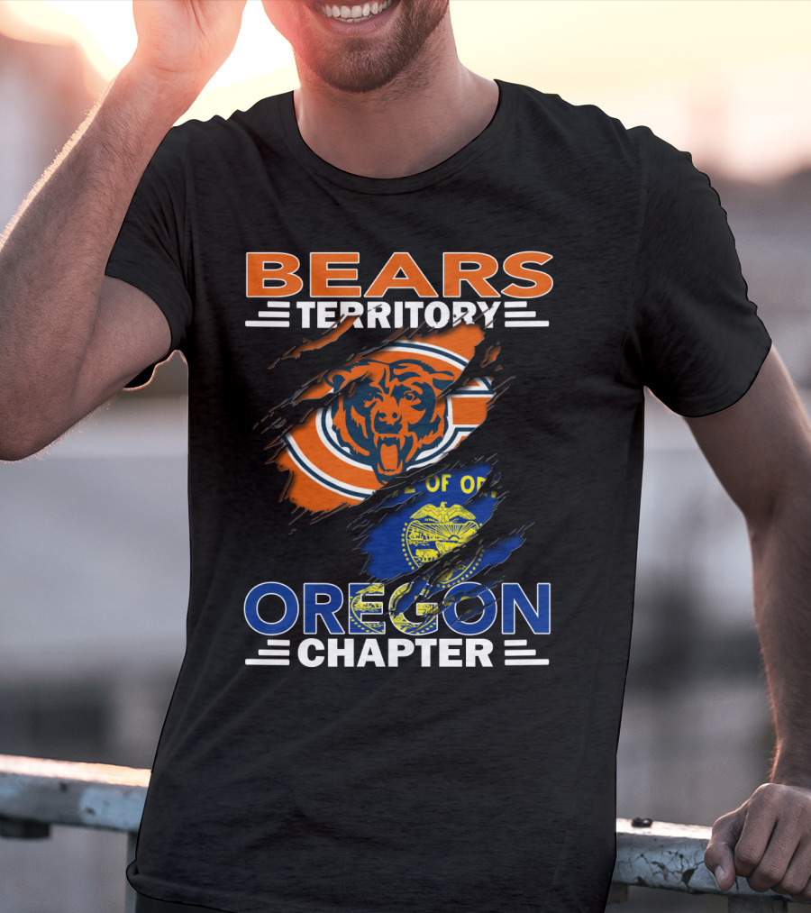 Bears Territory Chicago Bears Oregon Chapter T-Shirt