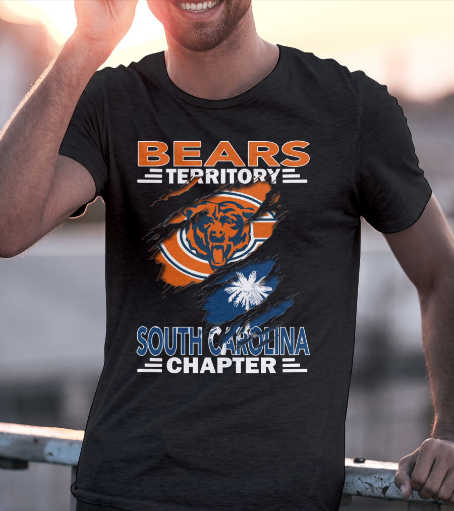 Bears Territory South Carolina Chapter Palmetto Football Fan Club T-Shirt