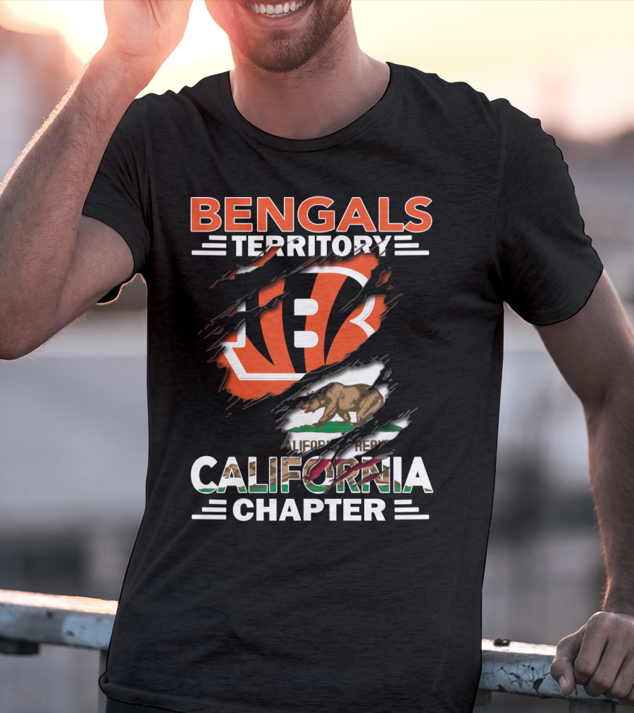 Bengals Territory California Chapter Bear Flag T-Shirt