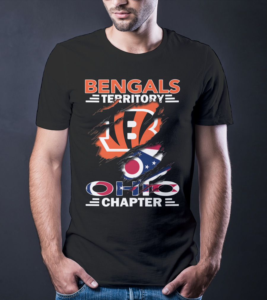 Bengals Territory Ohio Chapter Cincinnati Bengals Ohio State Pride T-Shirt