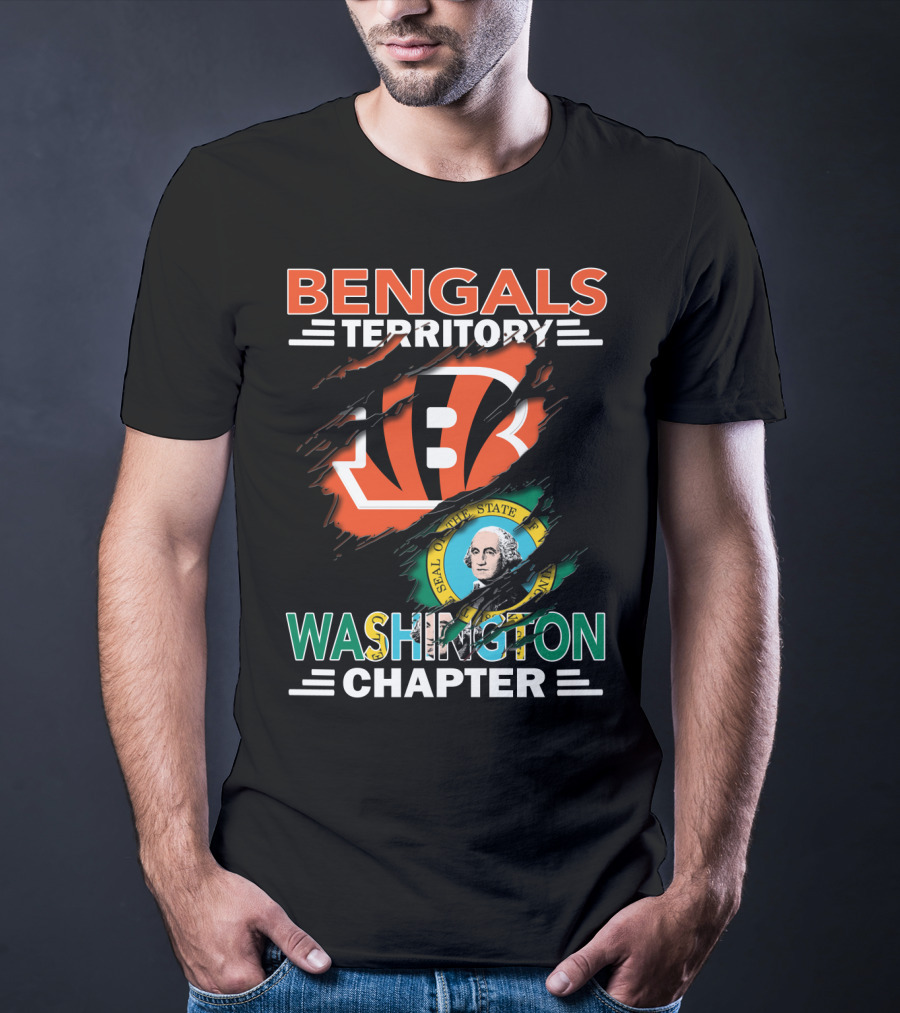 Bengals Territory Washington Chapter State Seal T-Shirt