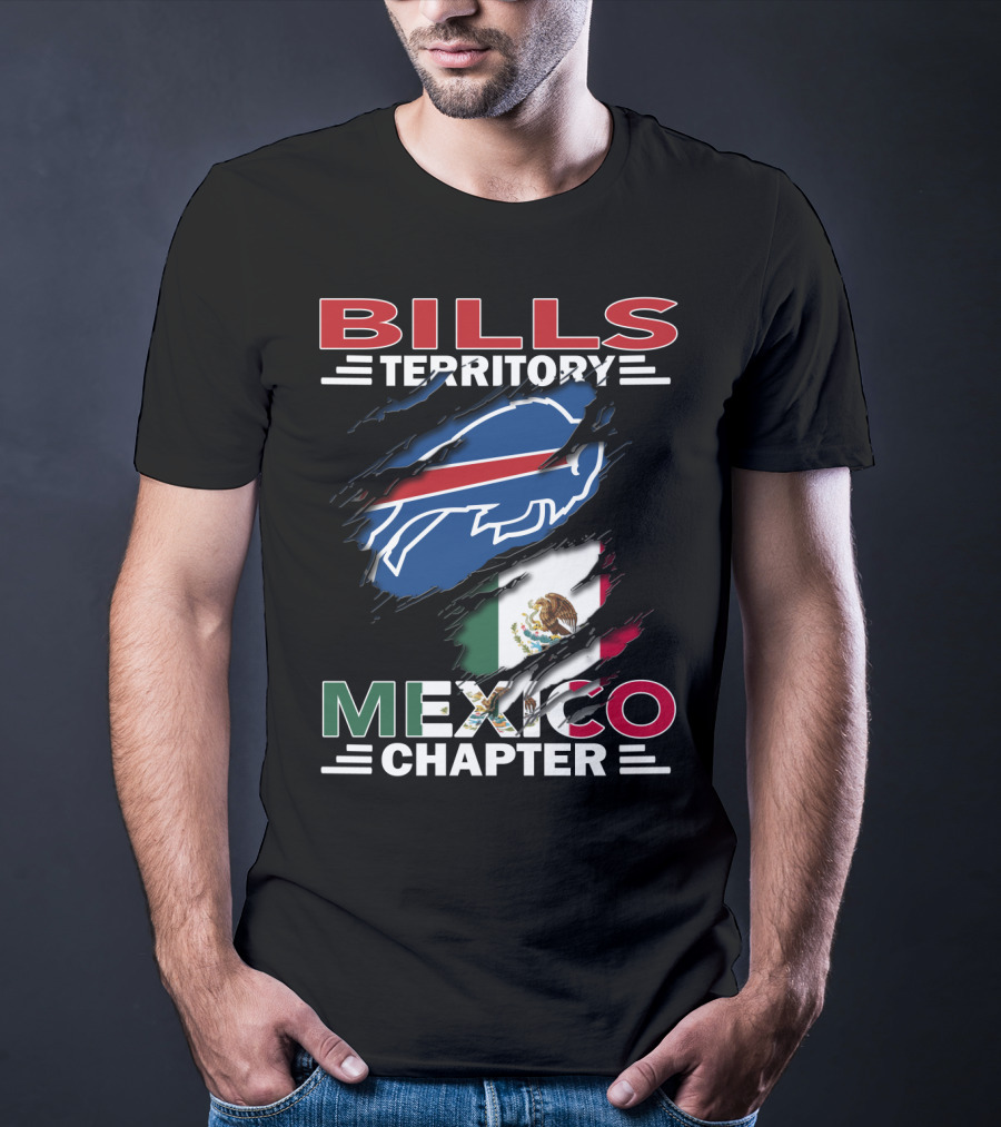 Bills Territory Mexico Chapter Buffalo Flag T-Shirt