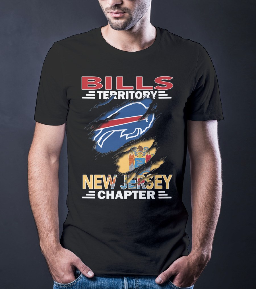 Bills Territory New Jersey Chapter Buffalo Flag T-Shirt