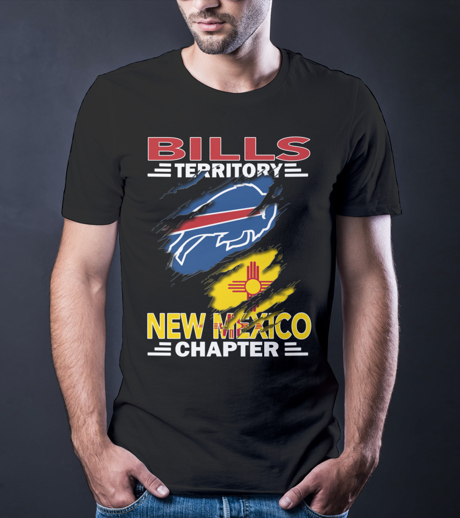 Bills Territory New Mexico Chapter Buffalo Symbol Zia Sun T-Shirt