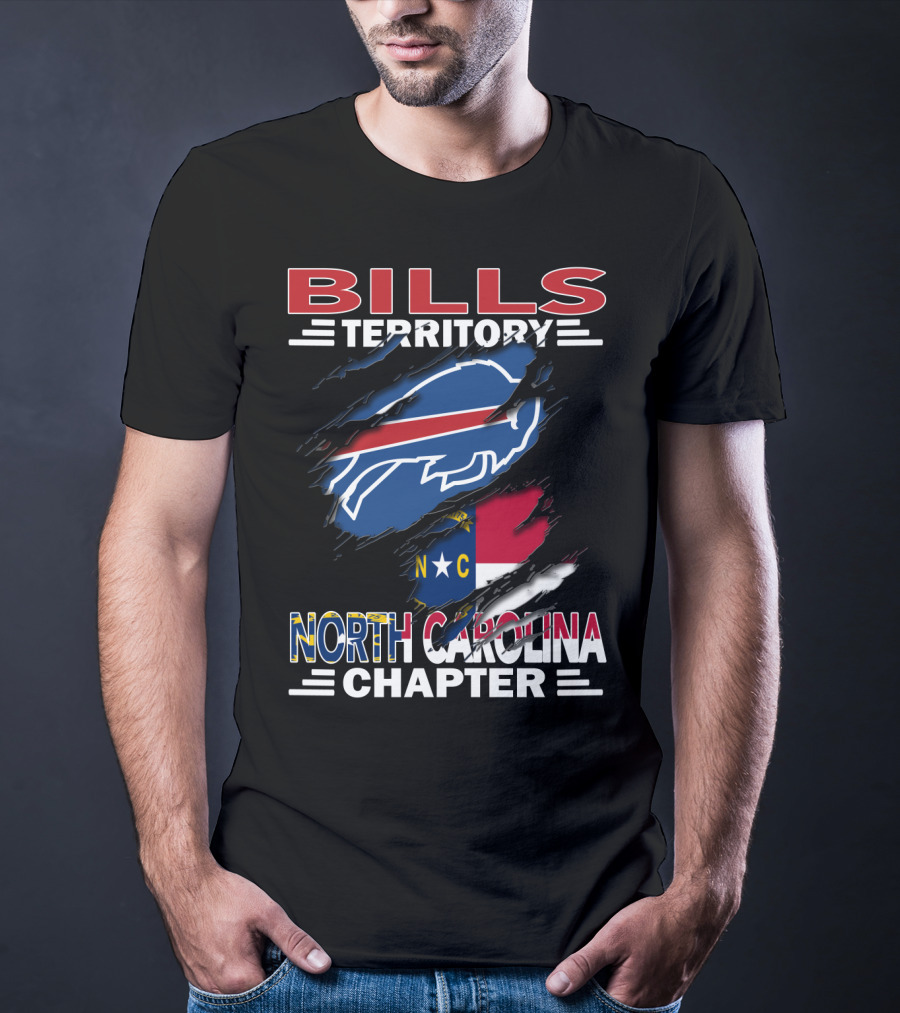 Bills Territory North Carolina Chapter NC Buffalo Football Fan Club T-Shirt