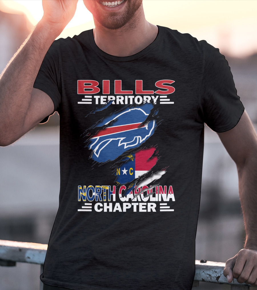 Bills Territory North Carolina Chapter NC Buffalo Football Fan Club T-Shirt