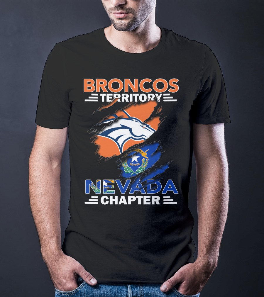Broncos Territory Nevada Chapter Born Nevada T-Shirt