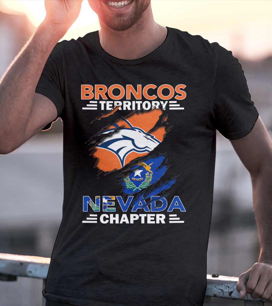 Broncos Territory Nevada Chapter Born Nevada T-Shirt