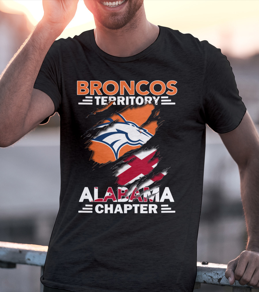 Broncos Territory Alabama Chapter Torn T-Shirt