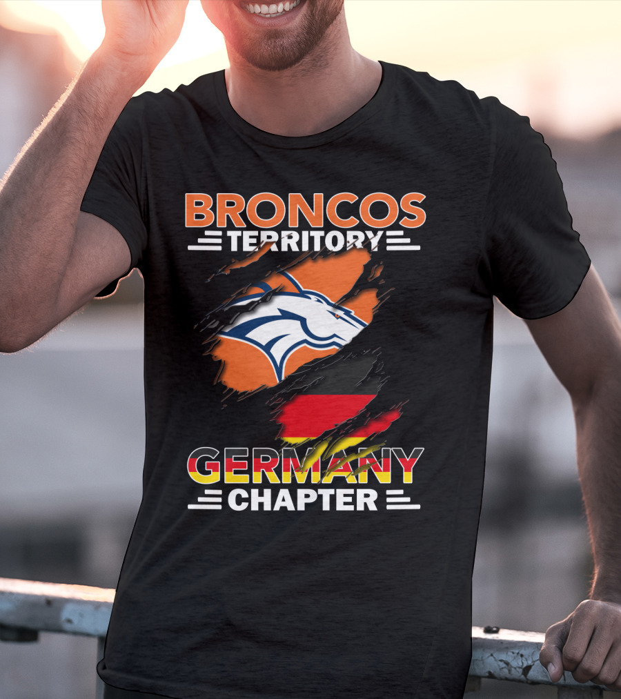 Broncos Territory Germany Chapter Football Fan T-Shirt