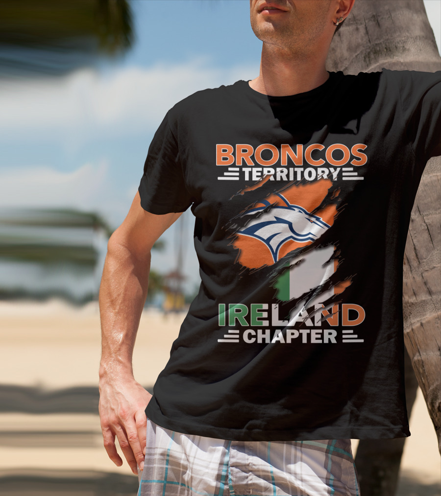 Broncos Territory Ireland Chapter Flag T-Shirt