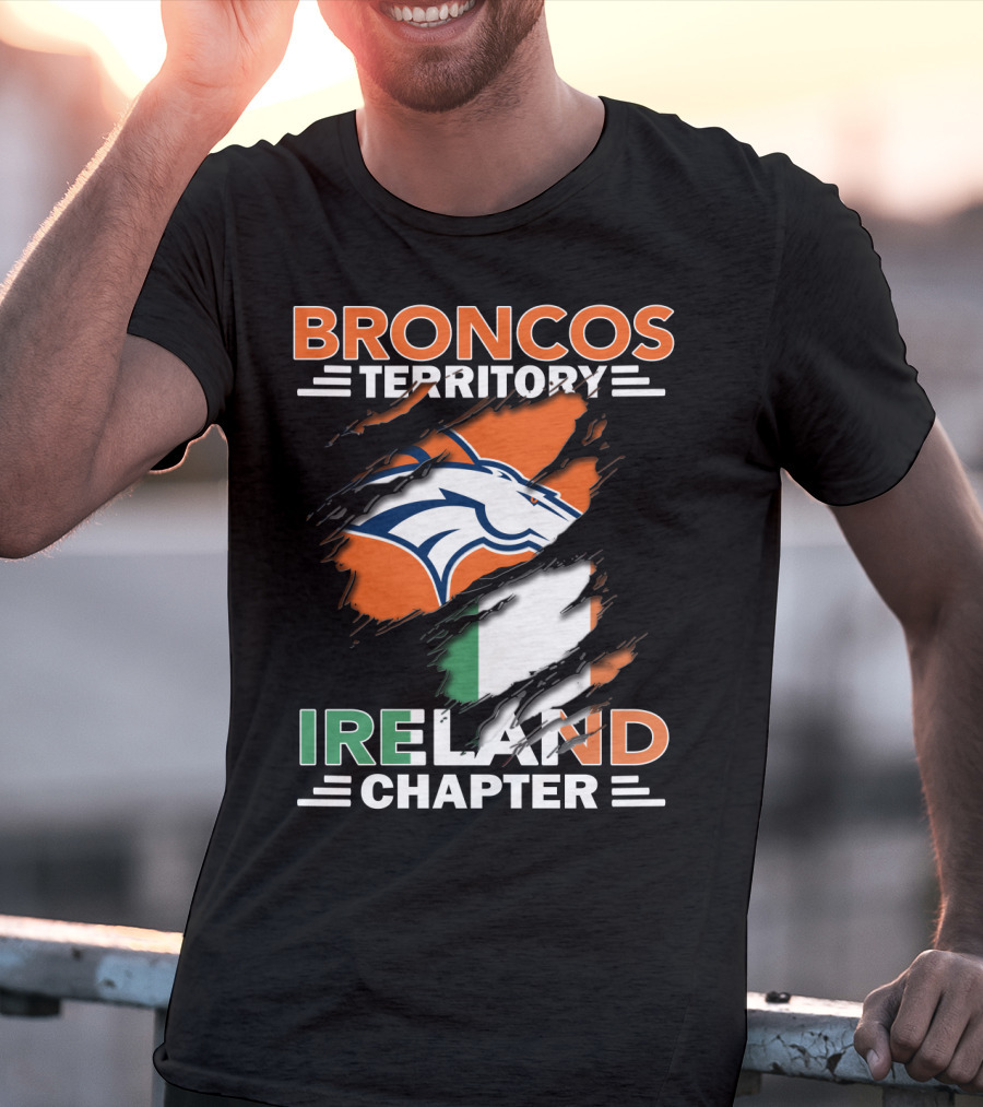 Broncos Territory Ireland Chapter Flag T-Shirt