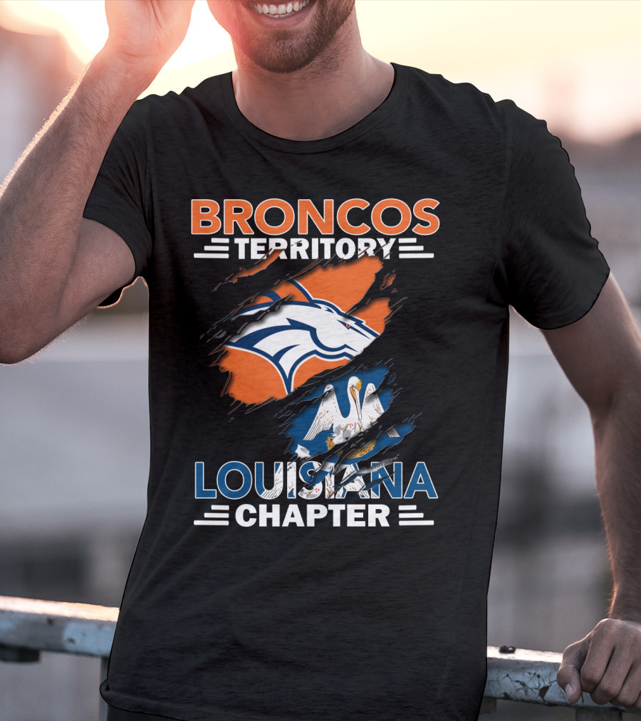 Broncos Territory Louisiana Chapter NFL Fan Club T-Shirt