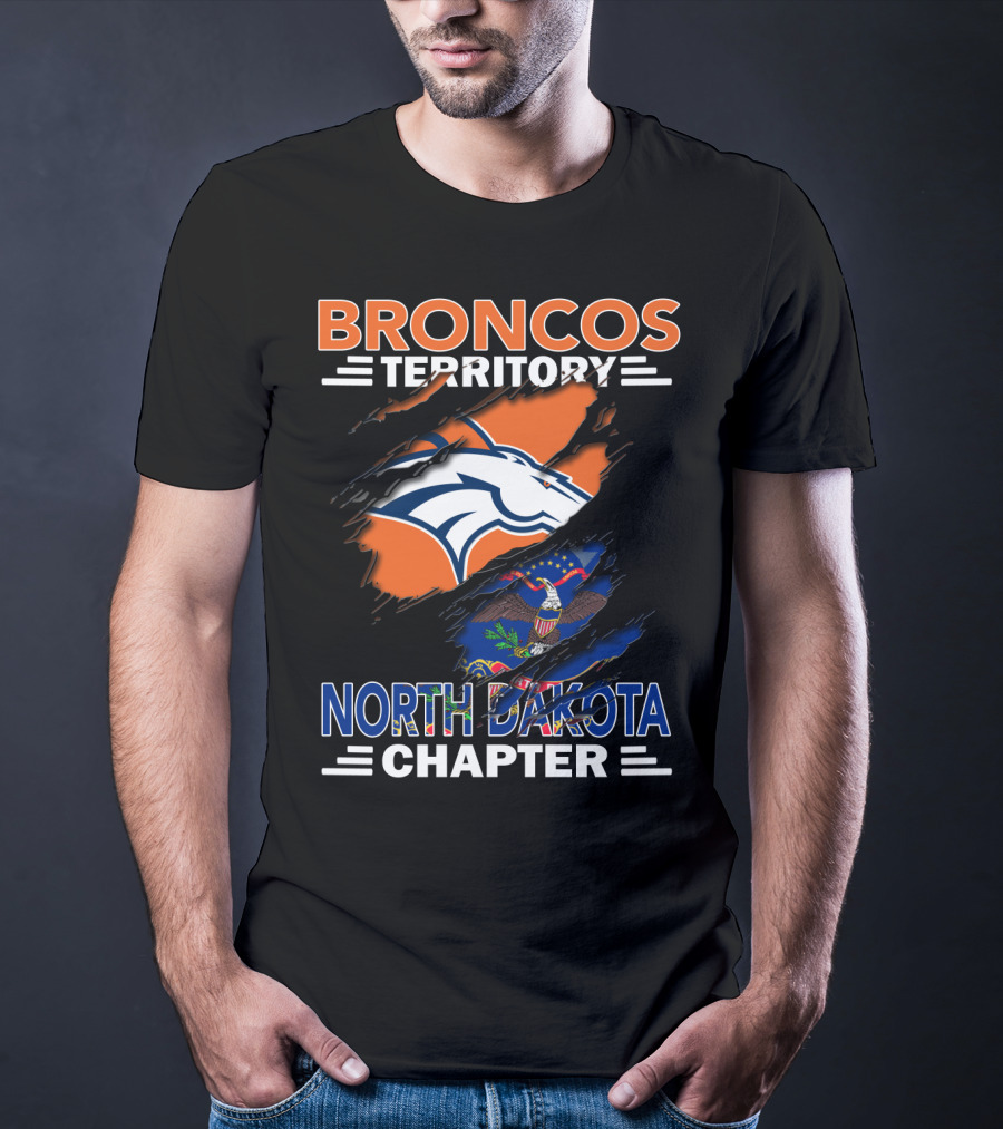 Broncos Territory North Dakota Chapter NFL Fan Club T-Shirt