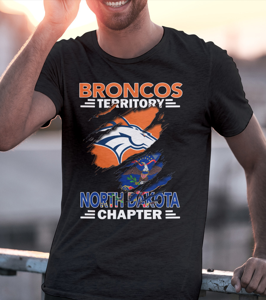 Broncos Territory North Dakota Chapter NFL Fan Club T-Shirt